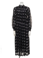 【Sov.】オリジナルプリントシフォンワンピース/ダルメシアン