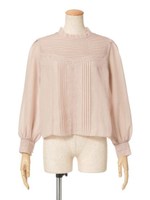 【an another angelus limited】ピンタックレース使いブラウス/L/PINK
