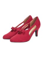 【an another angelus】カッティングリボンパンプス/RED