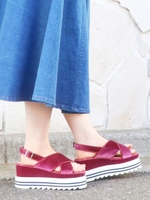 【goods】ベロアラインサンダル/PPL