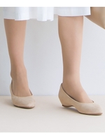 【ら・く・こ】インヒールパンプス/ライトベージュ(051)