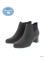 【ストレスフリー】サイドゴアレインショートブーツ/GRAY