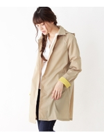 【雨の日OK】ステンカラーレインコート/ベージュ(552)