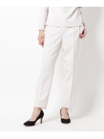 ◆◆【洗える/34(SS)、42(LL)WEB限定サイズ】ダブルクロステーパードパンツ/ライトグレー(011)