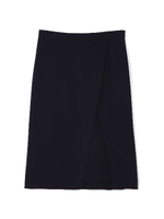 ◆大きいサイズ・洗える◆強撚デザインタイトスカート/ネイビー(120)