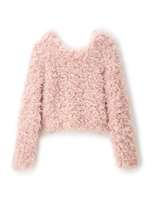 ２ＷＡＹモコモコニットトップス/ピンク