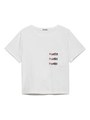 ＳＮＩＤＥＬロゴポケットＴシャツ/WHT