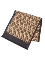 アールデコ柄ストール [ メンズ ストール ]/ベージュ(554)