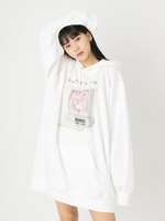 アップデートなうスーパーBIGパーカー/ホワイト