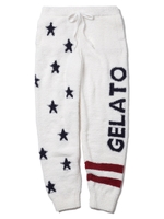 アニバーサリージャガードロングパンツ/OWHT