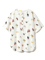 アニマルバケーションヘンリーネックTシャツ/OWHT