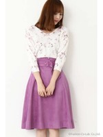 アンティークフラワープリントニット/エクリュ1(031)