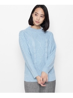 ウールブレンド レトロジャガードニット/ベビーピンク(071)