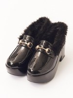 エコファービットローファー/ブラック