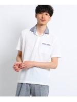 カゴメジャガードポロシャツ [ メンズ ポロシャツ ギフト ]/ホワイト(001)