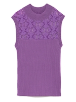 カットレースリブタンク/PPL