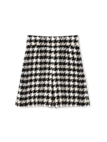 カラーチェックショートパンツ/ブラック(010)