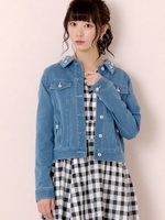 キラリンバックリボンGジャン/ブルー