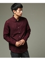 クレイジーフランネルシャツ/ボルドー(064)
