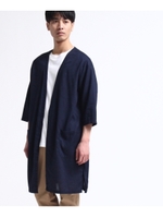 コンフォート フランダースリネンコート/ブルー系(094)