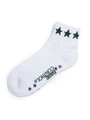 ショートソックス ブランドロゴ 星 靴下/アイボリースター(204)