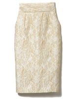 ジャガードスカート/ベージュ