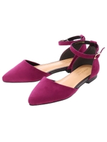 セパレートフラットシューズ/パープル