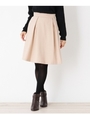 タックフレアスカート/ライトベージュ(051)