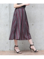 チェックスカート/パープル(022)