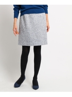 ツイードミニスカート/ライトグレー(411)