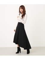 バックテールフレアロングJ／W SK/BLK