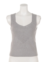 ビスチェパターンKnit TOP/マルチ(混色)