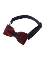 フェアアイル柄ニット蝶ネクタイ/ネイビー(693)