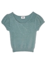 フェザーヤーンパフスリーブニットプルオーバー/MINT