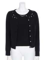 フラワー刺繍ツイン/クロ