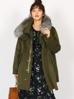 フレアモッズコート/KHAKI