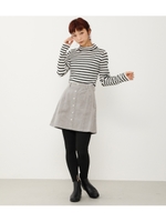 フロントボタン台形SK/GRY