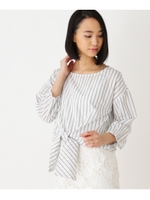 フロントリボンシャツ/オフホワイト(303)