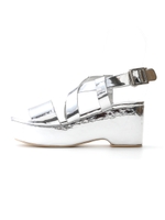 プラットフォームクロスサンダル/SLV