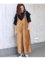 ベロアサロペ/ベージュ(005)