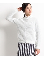 メッシュニットブルゾン/ホワイト(101)