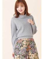 ラメタートルバックリボンニット/ブルー(110)