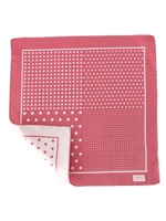 リバーシブルドットチーフ[ メンズ チーフ ]/ワインレッド(463)