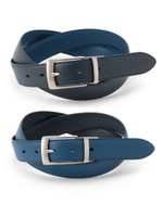 リバーシブルレザーベルト/ネイビー(593)