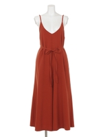 リラックスキャミサロペット/オレンジブラウン