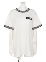 ロゴリブポケットT/ホワイト