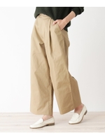 ワイドパンツ/ライトベージュ(051)