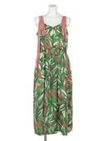 総柄サマーワンピース/GREEN