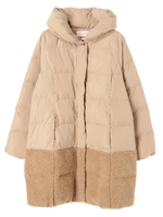 中綿ロングコート/ベージュ