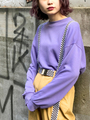 WEGO/カットリブショートスウェット